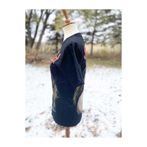 SOLD Rock Chang SLASH  TShirt Top Hat Handpainted - Picture 10 of 11